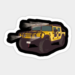 Adventure Car Explore Sticker